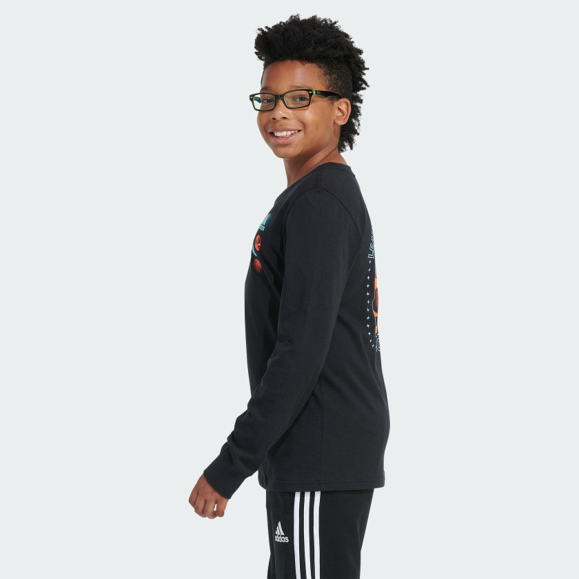 Kids' adidas Long Sleeve Space Age Tee