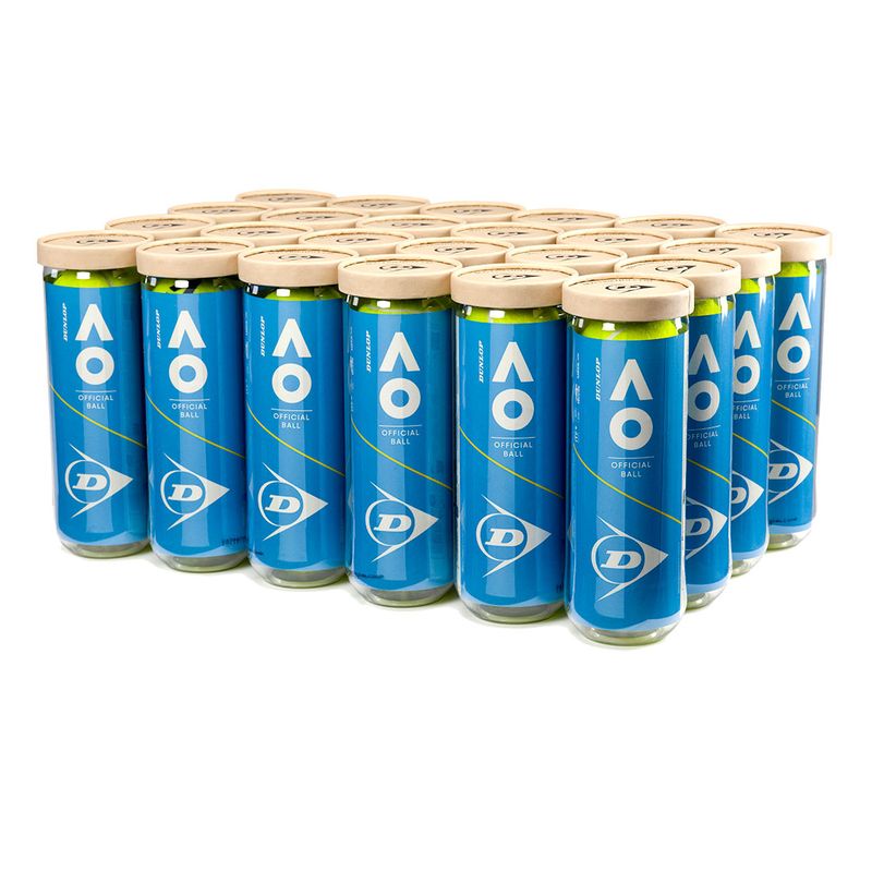 Dunlop Australian Open Tennis Balls Case 24 Cans