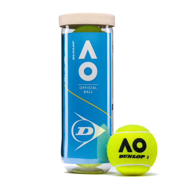 Dunlop Australian Open Tennis Ball Single Can