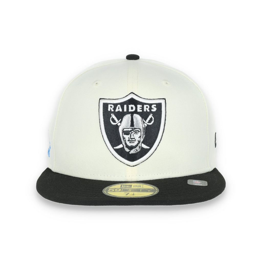 Las Vegas Raiders XVIII Super Bowl Side Patch New Era 59Fifty Fitted-Chrome