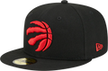 Toronto Raptors NBA New Era Youth Black 59Fifty Fitted Hat
