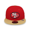 New Era Men's San Francisco 49ers 9FIFTY Snapback Hat-Red/Gold