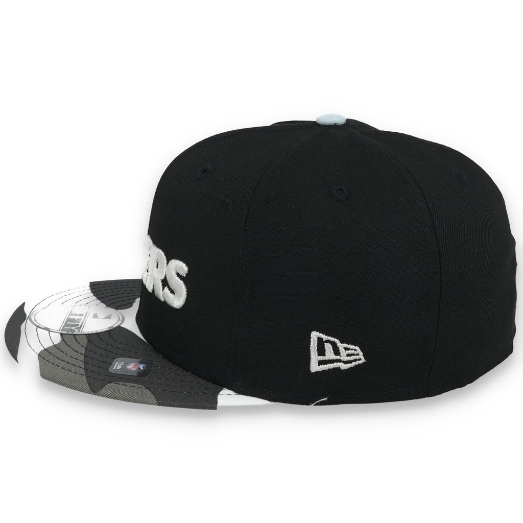 New Era Las Vegas Raiders XVII Super Bowl Side Patch Metallic Camo 59FIFTY Fitted Hat