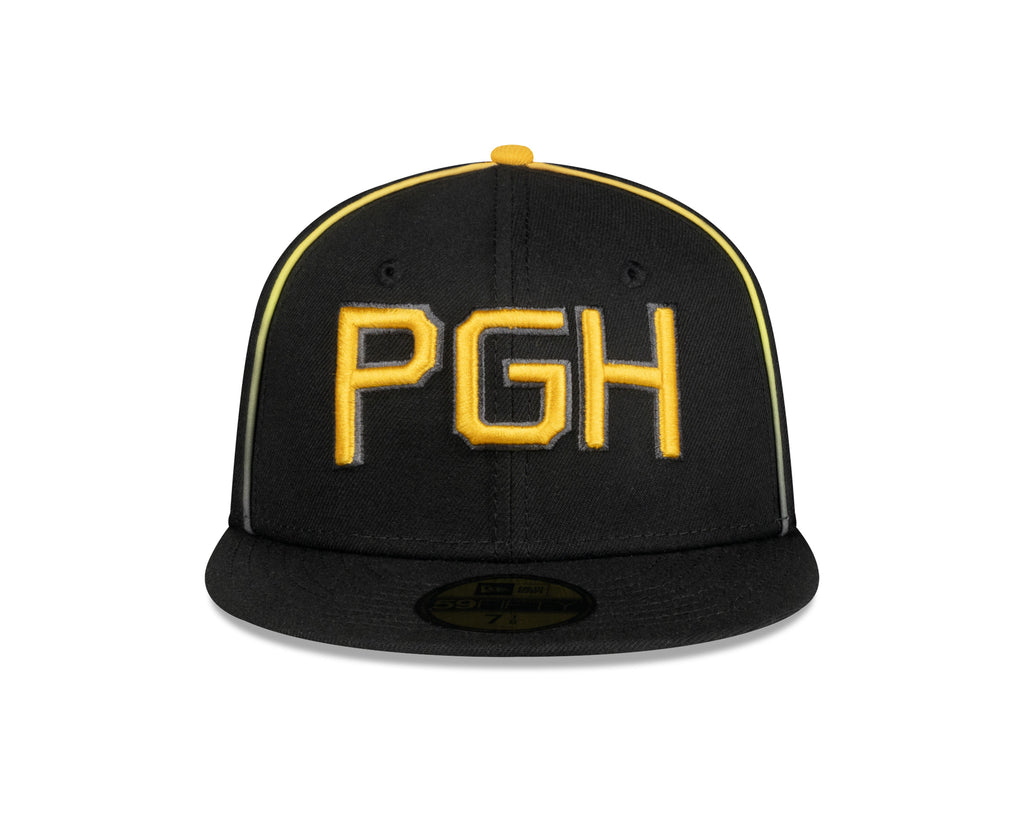 Pittsburgh Pirates MLB New Era Men's Black 59Fifty 2023 City Connect Fitted Hat
