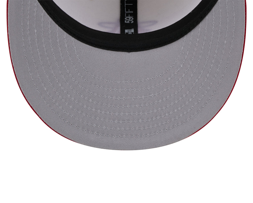 Anaheim Angels MLB New Era Men's Beige/Red 59Fifty 2022 City Connect Fitted Hat