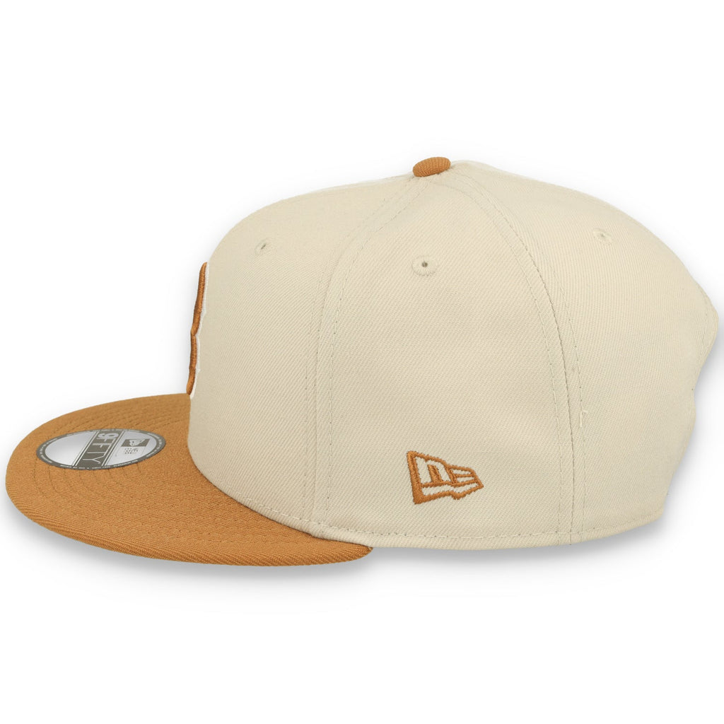 New Era Boston Red Sox Color Pack 9FIFTY Snapback Hat-Stone/Light Bronze