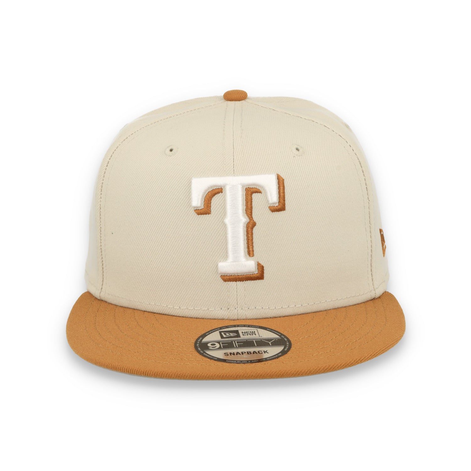 New Era Texas Rangers Color Pack 9FIFTY Snapback Hat-Stone/Light Bronze