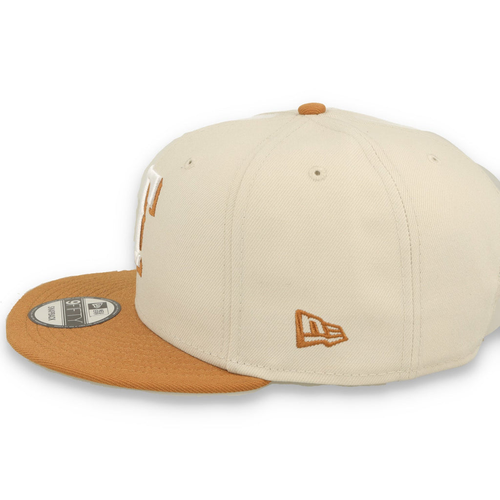 New Era Texas Rangers Color Pack 9FIFTY Snapback Hat-Stone/Light Bronze