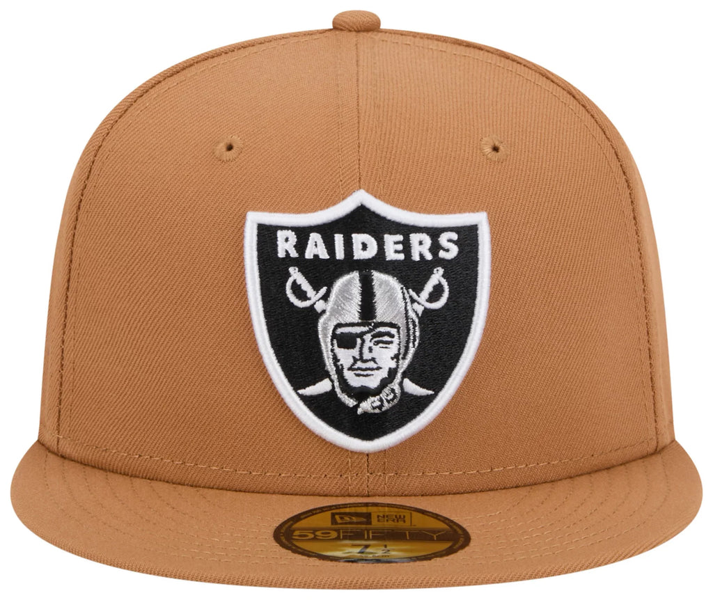 New Era Las Vegas Raiders Color Pack 59FIFTY Fitted Hat-Brown