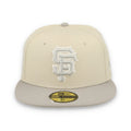 New Era San Francisco Giants TWO-TONE COLOR PACK 59FIFTY Fitted hat-Khaki/Grey