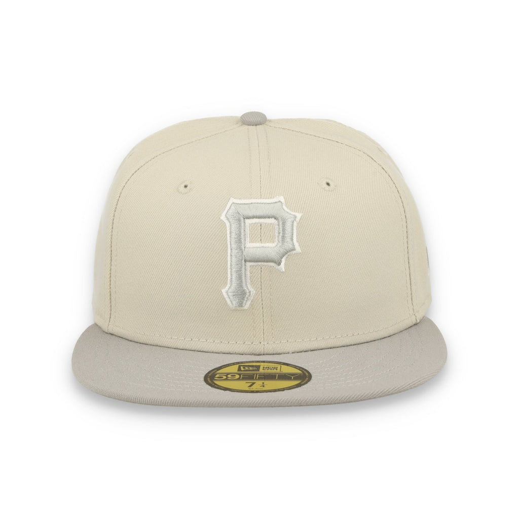 New Era Pittsburg Pirates TWO-TONE COLOR PACK 59FIFTY Fitted hat-Khaki/Gray