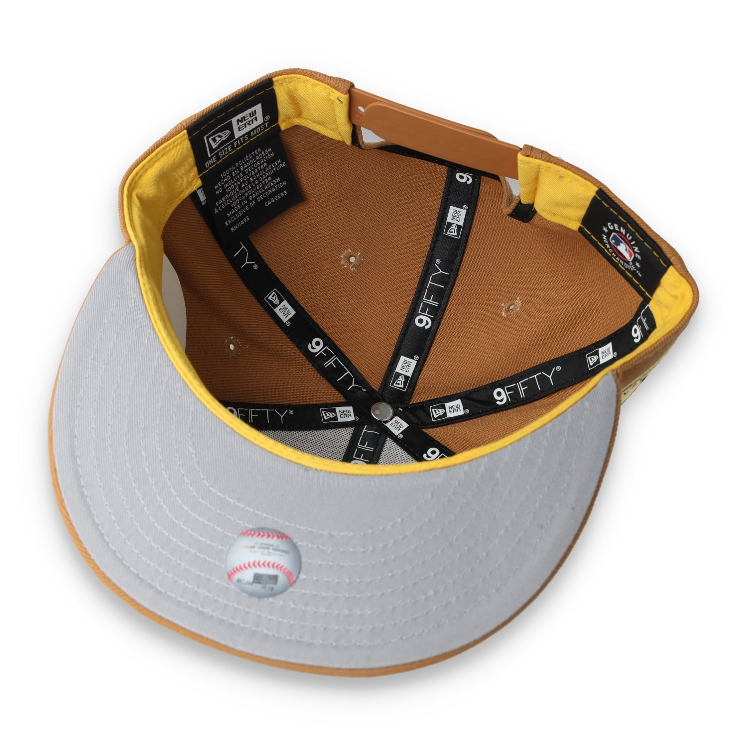 New Era Pittsburgh Pirates  Color Pack 9FIFTY Snapback Hat-Light Bronze