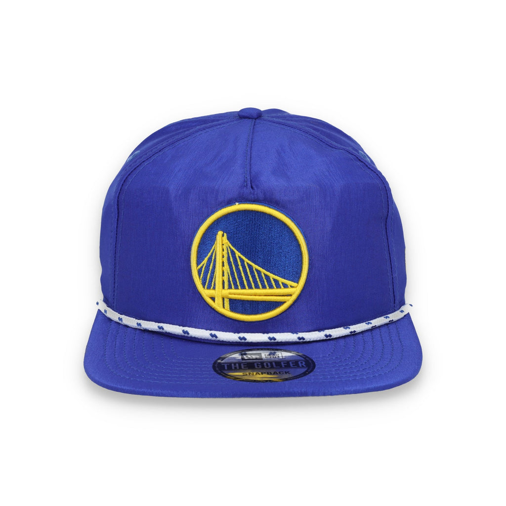 New Era Golden State Warriors Golfer Team Rope Snapback Hat - Blue