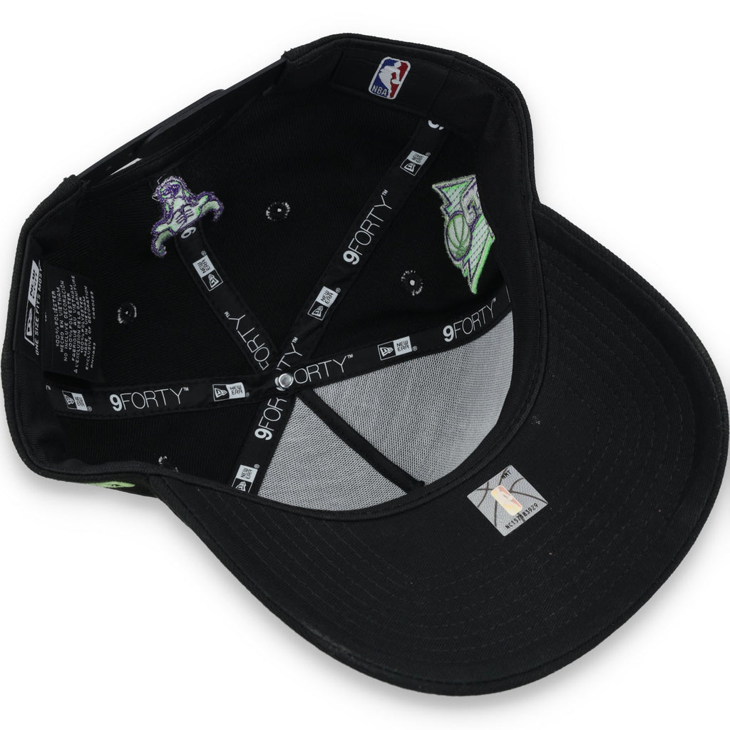 New Era Chicago Bulls 6X A-Frame 9FORTY Adjustable Snapback Hat-Black
