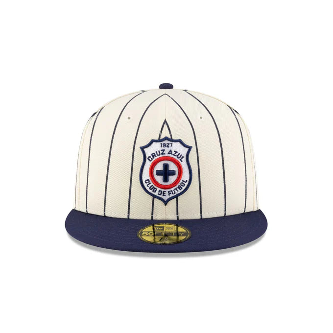 New Era Cruz Azul Retro Pinstripe 59FIFTY Fitted Hat