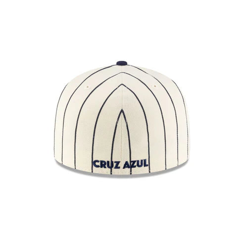 New Era Cruz Azul Retro Pinstripe 59FIFTY Fitted Hat