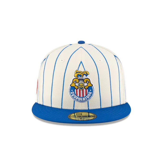 New Era Chivas del Guadalajara Retro Pinstripe 59FIFTY Fitted Hat