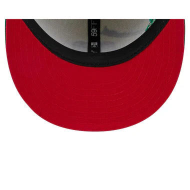 New Era Mexico Anniversary Logos Stone 59FIFTY Fitted Hat-White/Green