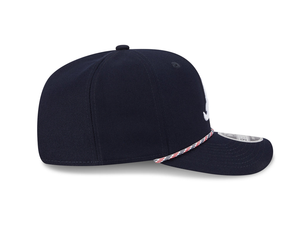 Atlanta Braves MLB New Era Men's Navy 9Seventy Multi Rope Snapback
