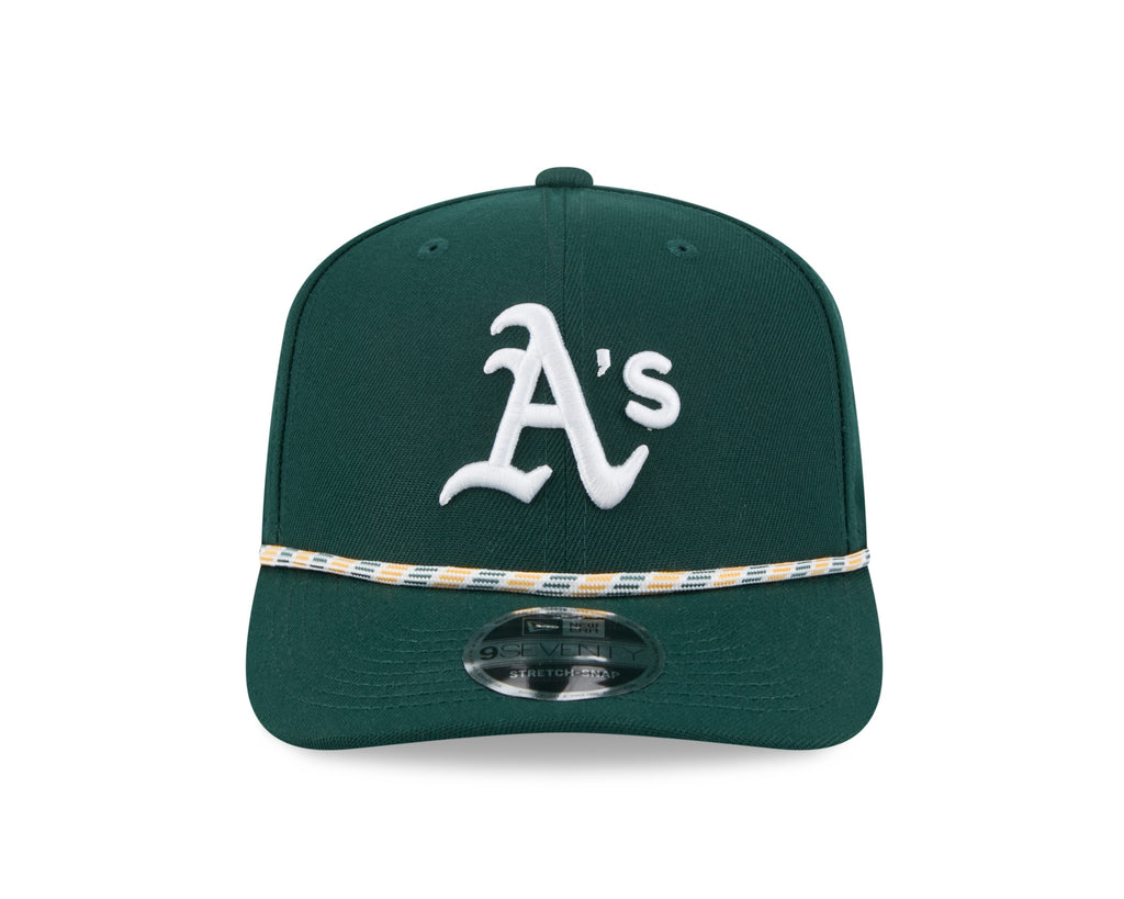Oakland Athletics MLB New Era Men's Green 9Seventy Multi Rope Snapback