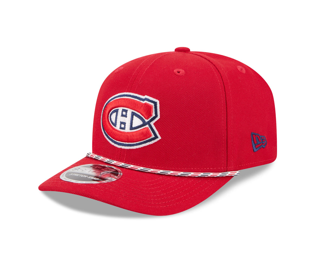 Montreal Canadiens NHL New Era Men's Red 9Seventy Multi-Rope Stretch Snapback Hat
