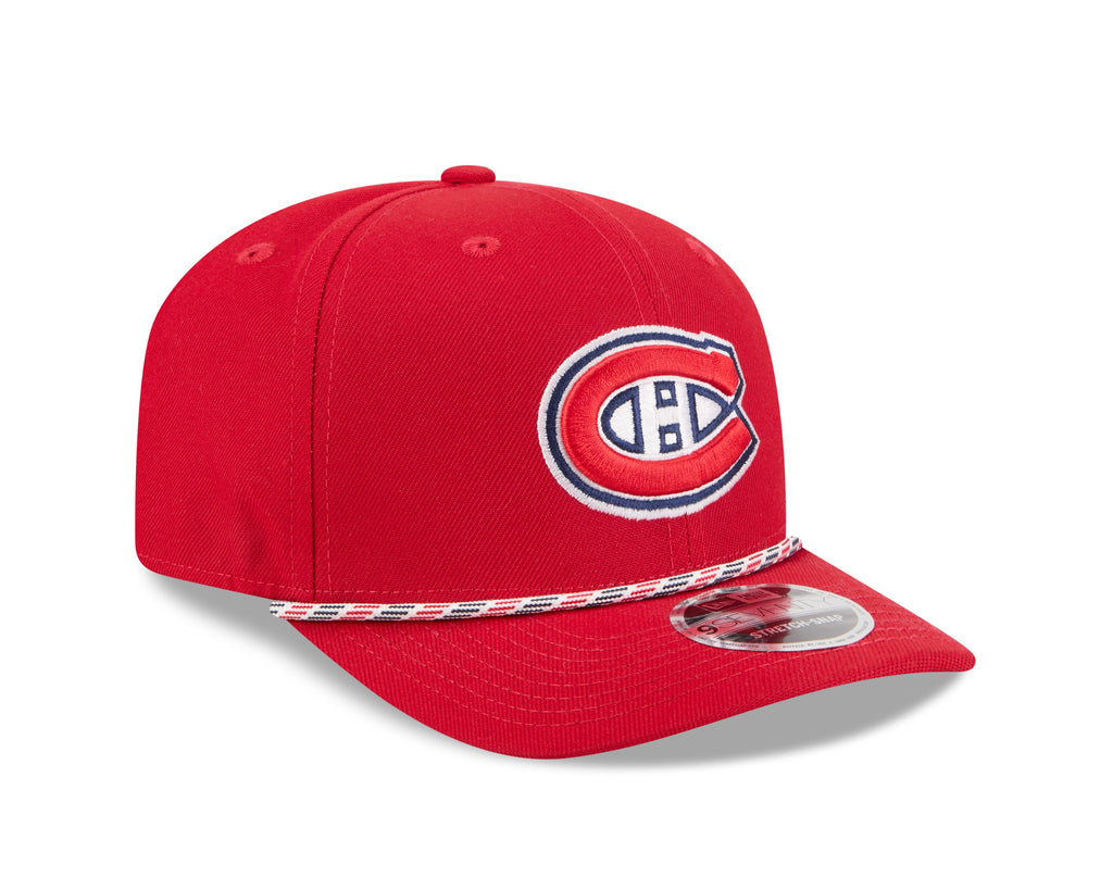 Montreal Canadiens NHL New Era Men's Red 9Seventy Multi-Rope Stretch Snapback Hat