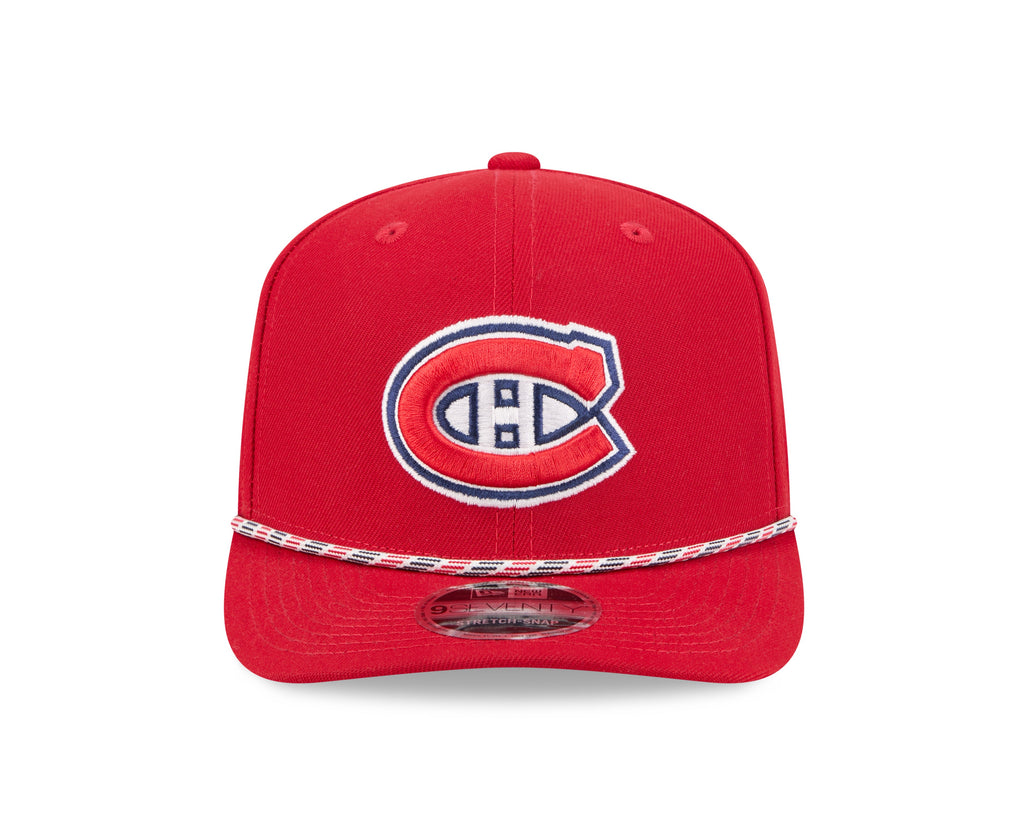 Montreal Canadiens NHL New Era Men's Red 9Seventy Multi-Rope Stretch Snapback Hat