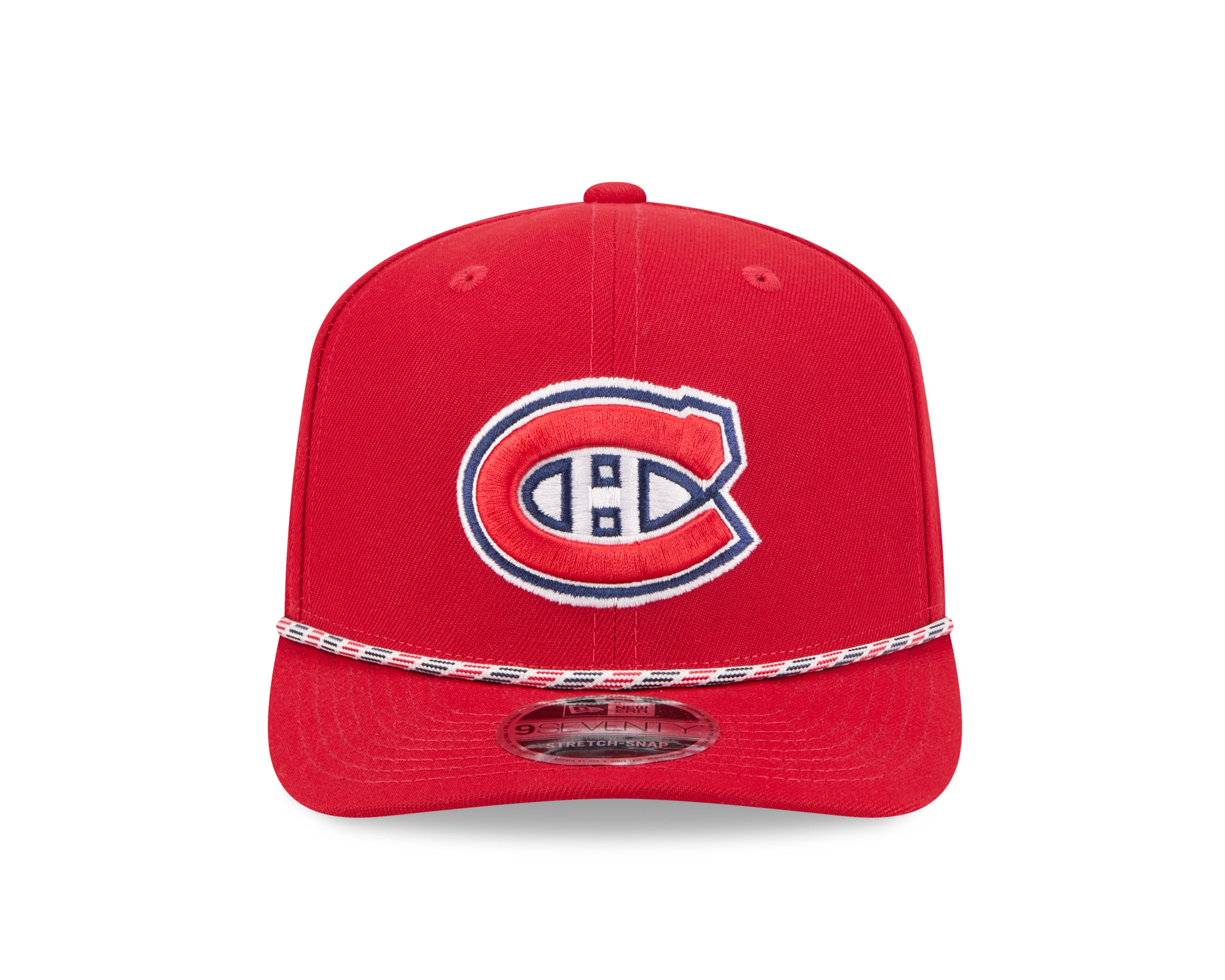 Montreal Canadiens NHL New Era Men's Red 9Seventy Multi-Rope Stretch Snapback Hat