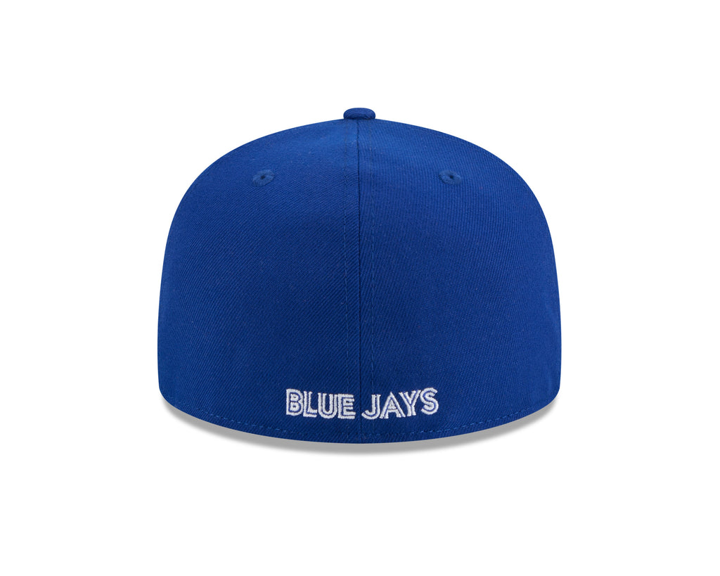Toronto Blue Jays MLB New Era Men's Royal Blue 59Fifty Overlap Script Fitted Hat