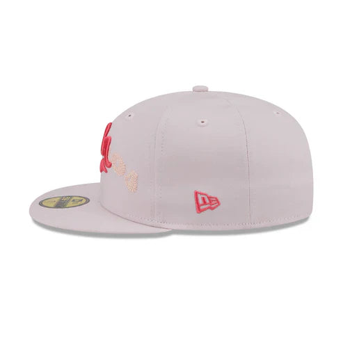 New Era Charros De Jalisco Stacked Wordmark 59FIFTY Fitted Hat-Pink