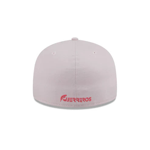 New Era Guerreros De Oaxaca Stacked  Wordmark 59FIFTY Fitted Hat-Pink
