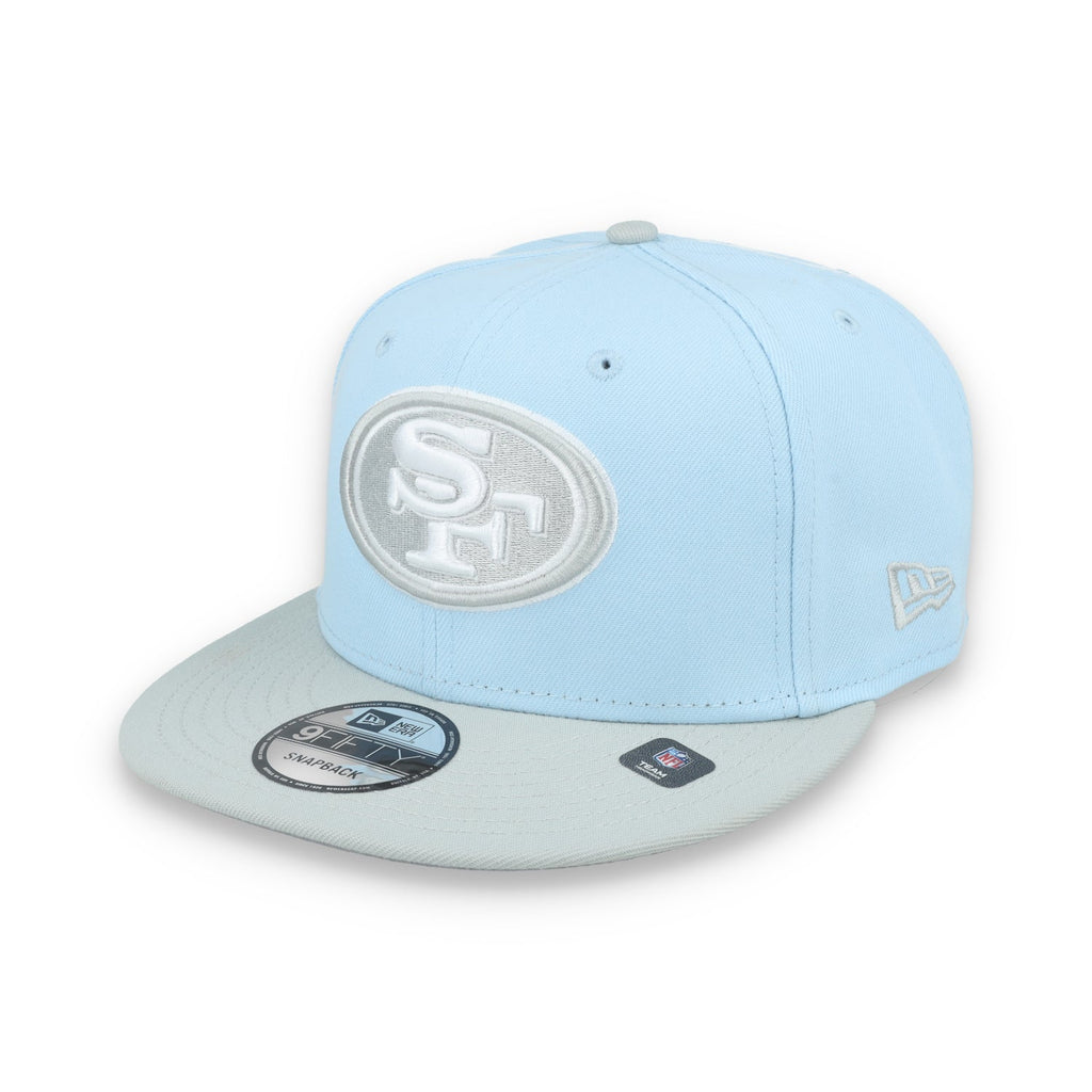 New Era San Francisco 49ers  2-Tone Color Pack 9FIFTY Snapback Hat -Light Blue/Gray