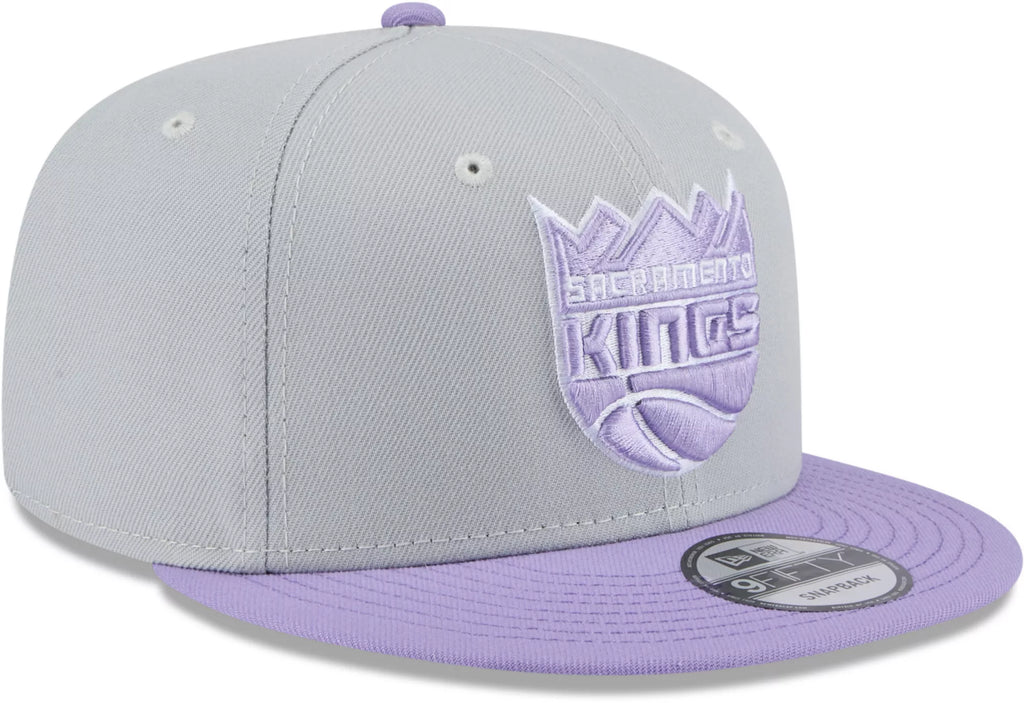 New Era Sacramento Kings 2-Tone Color Pack 9FIFTY Snapback Hat -Gray/Purple