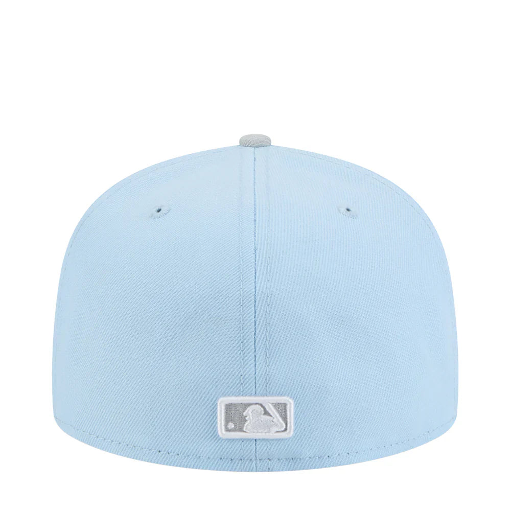 New Era Texas Rangers 2-Tone Color Pack 59FIFTY Fitted Hat-Light Blue/Gray
