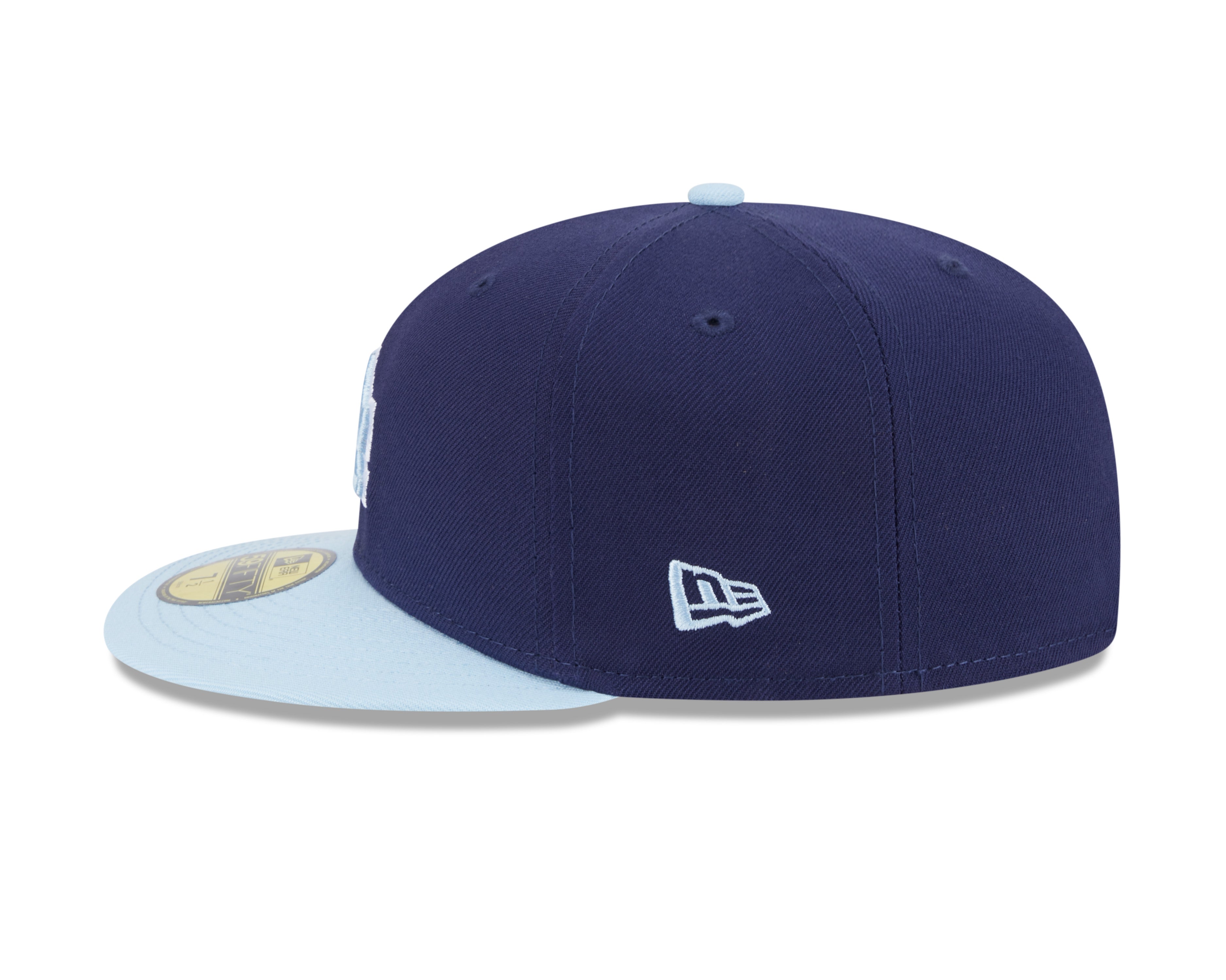 Los Angeles Dodgers MLB New Era Men's Navy 59Fifty Two Tone Color Pack Fitted Hat