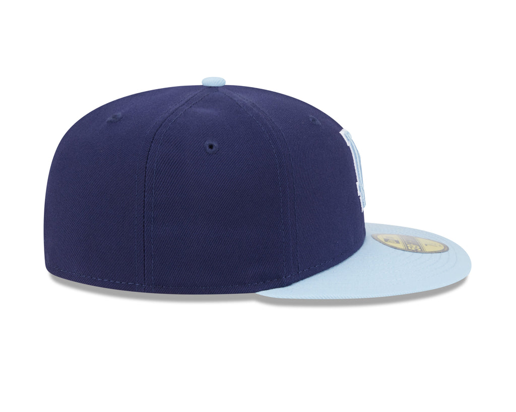 Los Angeles Dodgers MLB New Era Men's Navy 59Fifty Two Tone Color Pack Fitted Hat