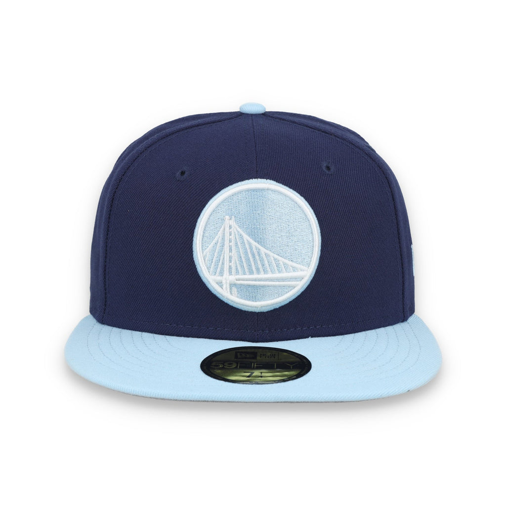 New Era Golden State Warriors 2-Tone Color Pack 59FIFTY Fitted Hat-Navy/Light Blue