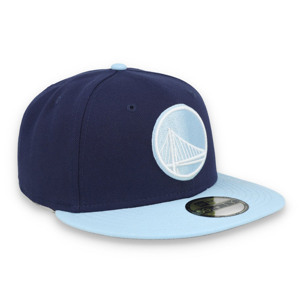 New Era Golden State Warriors 2-Tone Color Pack 59FIFTY Fitted Hat-Navy/Light Blue