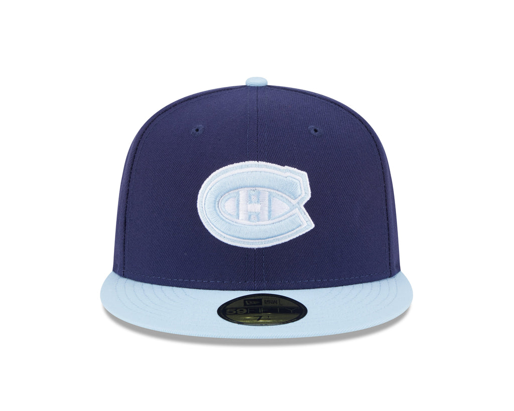 Montreal Canadiens NHL New Era Men's Navy 59Fifty Two Tone Color Pack Fitted Hat