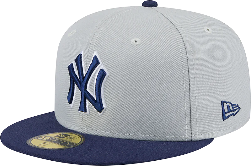 New Era New York Yankees 2-Tone Color Pack 59FIFTY Fitted Hat-Gray/Navy