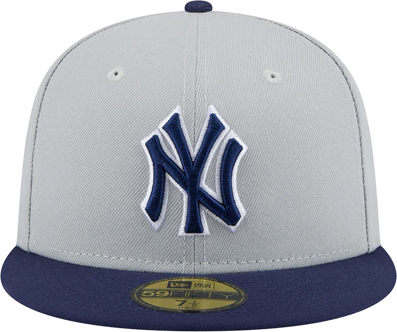 New Era New York Yankees 2-Tone Color Pack 59FIFTY Fitted Hat-Gray/Navy