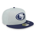 New Era San Francisco 49ers 2-Tone Color Pack 59FIFTY Fitted Hat-Gray/Navy