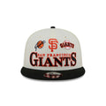 New Era San Francisco Giants Multi Logo Archive 9FIFTY Snapback Hat - Cream