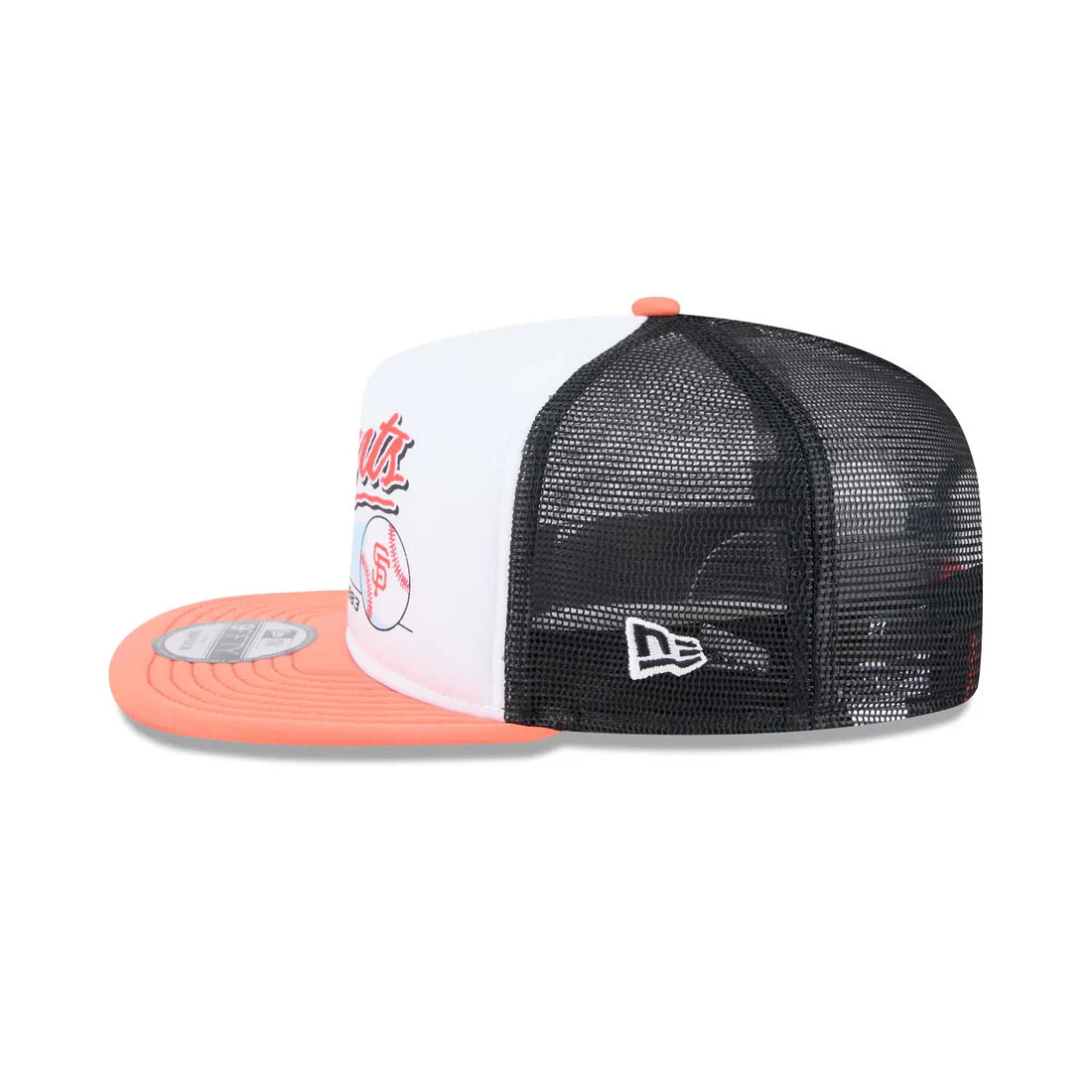 New Era San Francisco Giants Retro Script 9FIFTY A-Frame Snapback Trucker