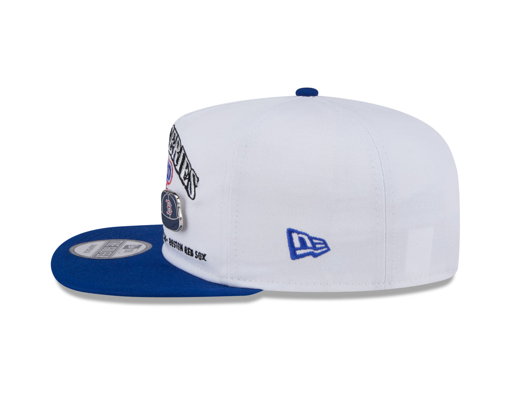 1986 World Series MLB New Era Men's White Golfer Championship Pin Snapback