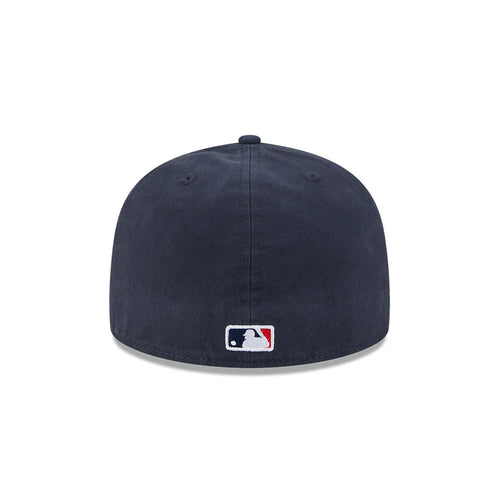 Boston Red Sox MLB New Era Men's Dark Blue 59Fifty A-Frame Championship Side Flag