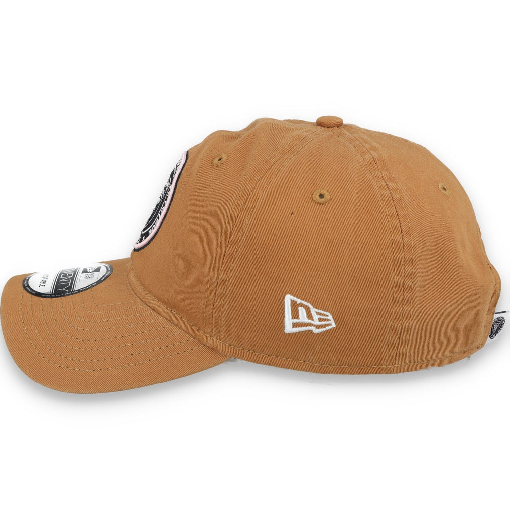 New Era Inter Miami Crest 9TWENTY Adjustable Hat-Khaki