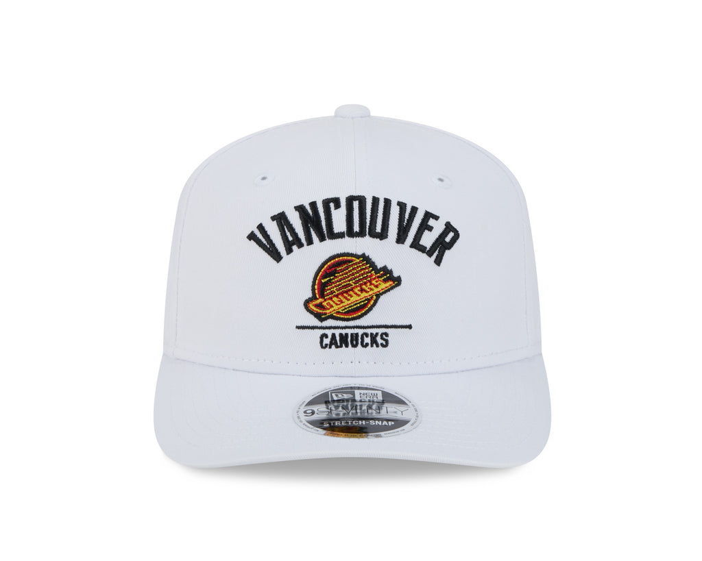 Vancouver Canucks NHL New Era Men's White 9Seventy Alternative Snapback Hat