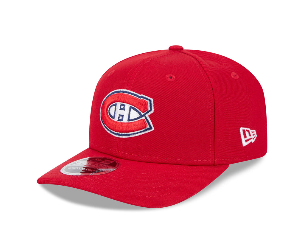 Montreal Canadiens NHL New Era Men's Red 9Seventy Team Color Stretch Snapback Hat