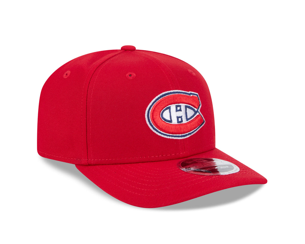 Montreal Canadiens NHL New Era Men's Red 9Seventy Team Color Stretch Snapback Hat
